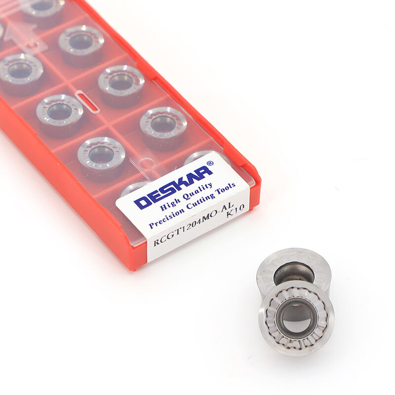 DESKAR RCGT1204MO-AL K10 Cnc Lathe Cutter Cutting Carbide Inserts Tool Parts Turning Tools For Aluminum factory