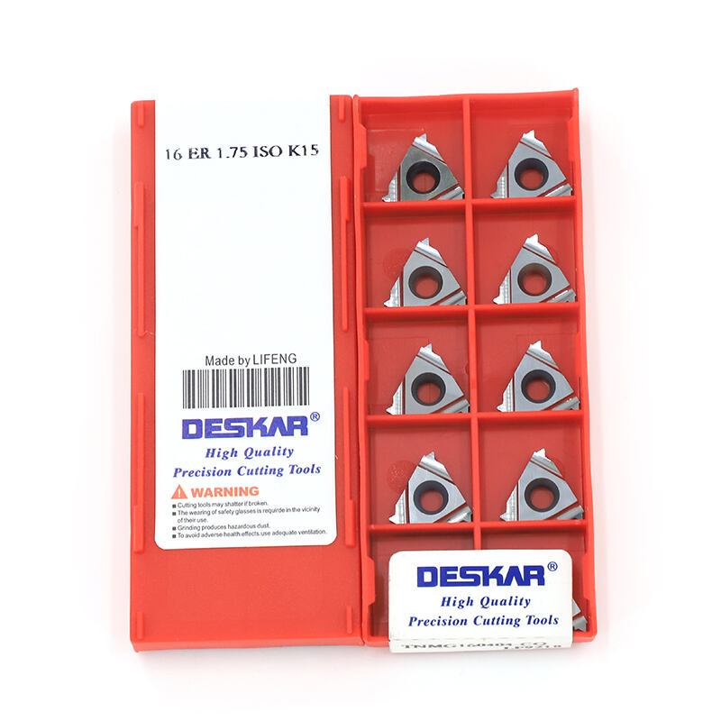 DESKAR 16 ER 1.75 ISO K15 CNC Lathe Threading Inserts Thread Turning Tools Cutter Tools factory