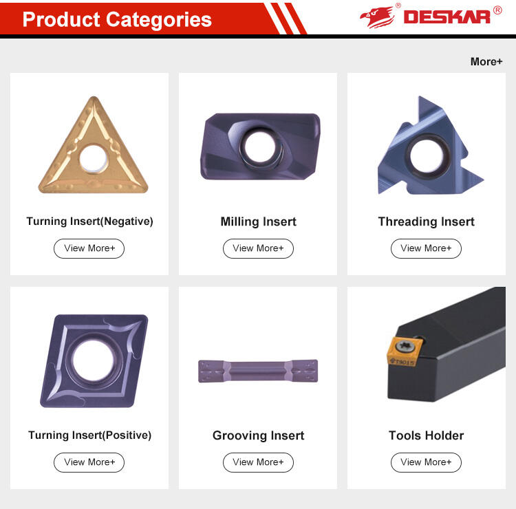 DESKAR 11 ER A 60 LDA Indexable Tungsten Carbide Threading Lathe Inserts for Threaded Lathe Holder supplier