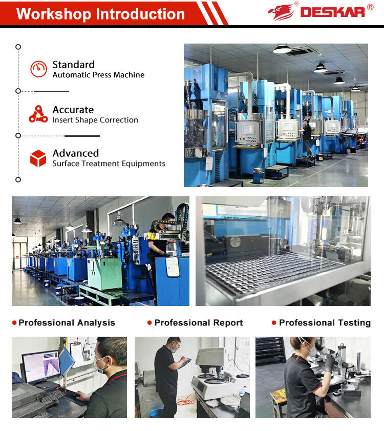DESKAR 11 ER A 60 LDA Indexable Tungsten Carbide Threading Lathe Inserts for Threaded Lathe Holder manufacture