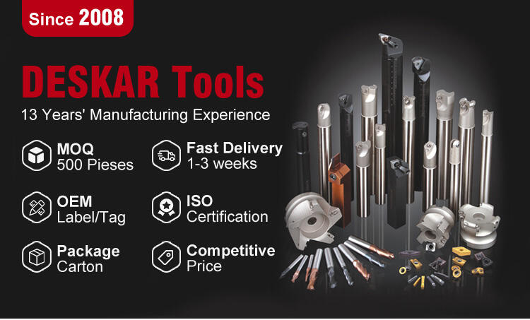 DESKAR 11 ER A 60 LDA Indexable Tungsten Carbide Threading Lathe Inserts for Threaded Lathe Holder details