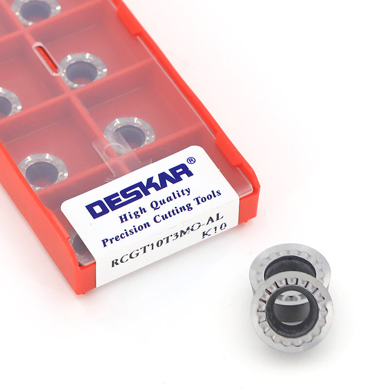 DESKAR RCGT10T3MO-AL K10 Cnc Lathe Tool Cutting Blade Rcgt Aluminum Machining Turning Tool supplier