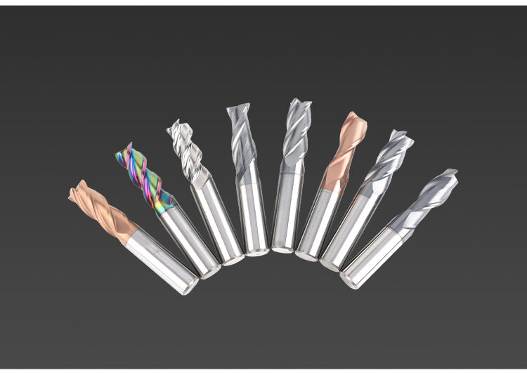 DESKAR Cnc End Mill Cutting Tool Tungsten Milling Cutter Endmill carbide end mills 4 Flutes For Steel End Mill Flat cnc cutting details