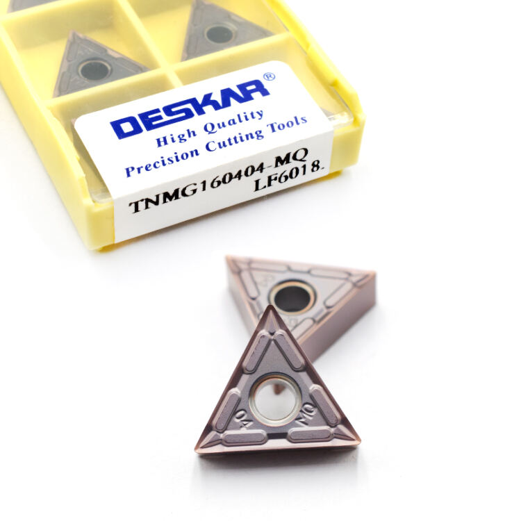 DESKAR TNMG160404-MQ TNMG160408-MQ LF6018 TNMG160404 Carbide Inserts Turning Tool Machining Stainless Steel tnmg 160408 supplier