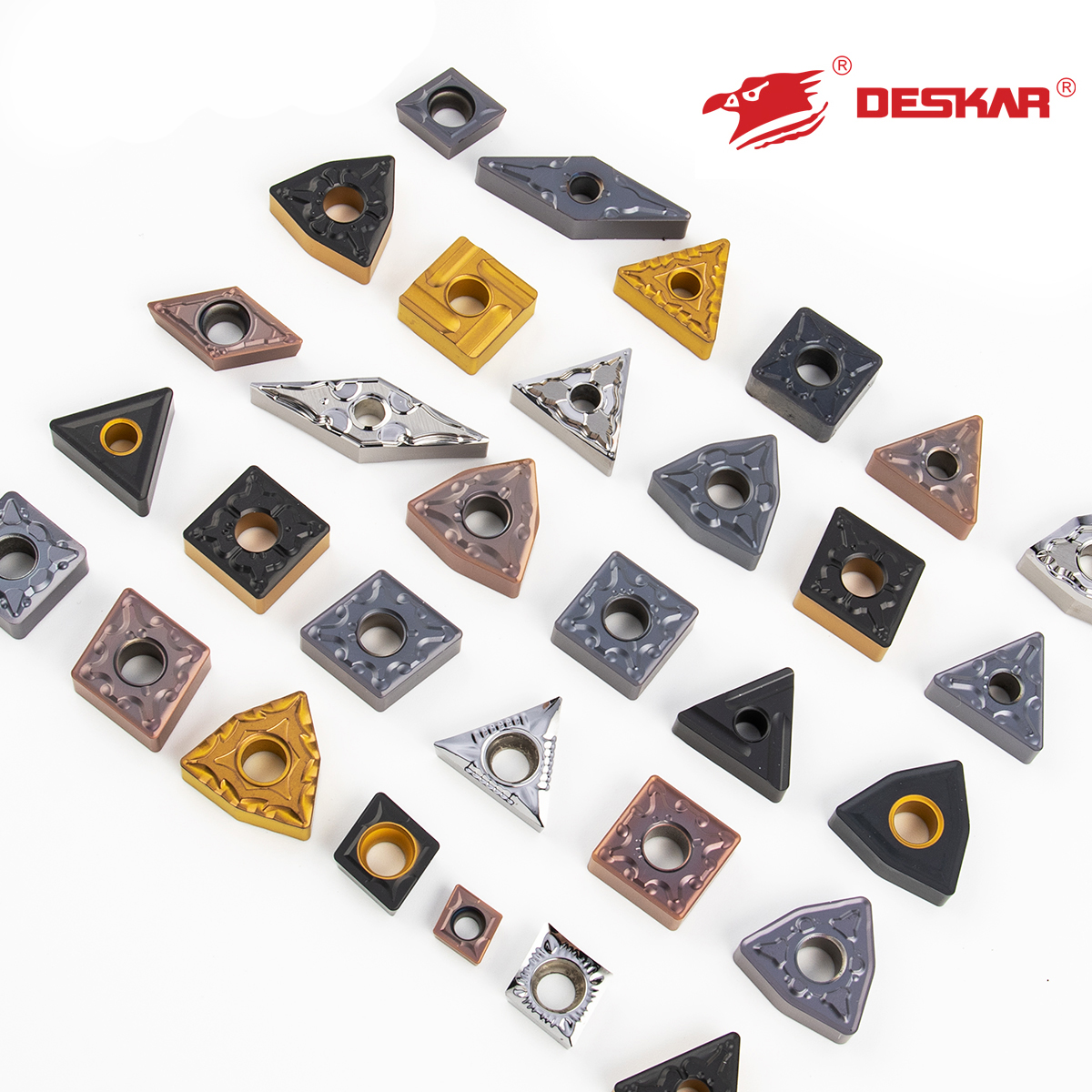 Deskar insert  metal lathe tooling carbide CNC insert Tnmg/Wnmg Insertos De Carburo Carbide Insert For Tool Holder