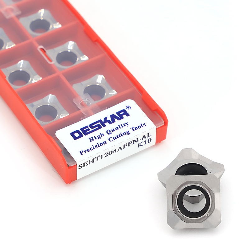 DESKAR SEHT1204AFFN-AL K10 External Turning Tool Carbide Insert Cnc Lathe Aluminum And Copper Turning Insert
