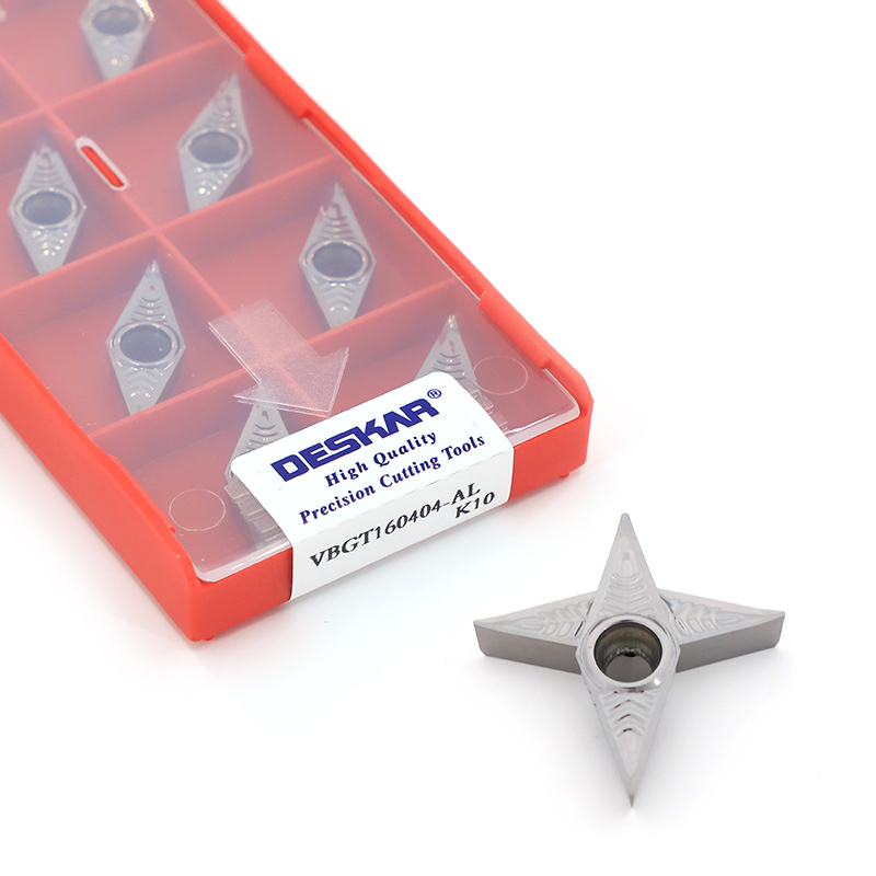 DESKAR VBGT160404-AL K10 CNC Lathe Cutter Cutting Carbide Inserts Aluminum Turning Tools