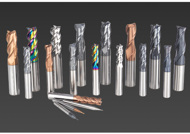 DESKAR Cnc End Mill Cutting Tool Tungsten Milling Cutter Endmill Carbide End Mills 4 Flutes for Steel End Mill Flat Cnc Cutting factory