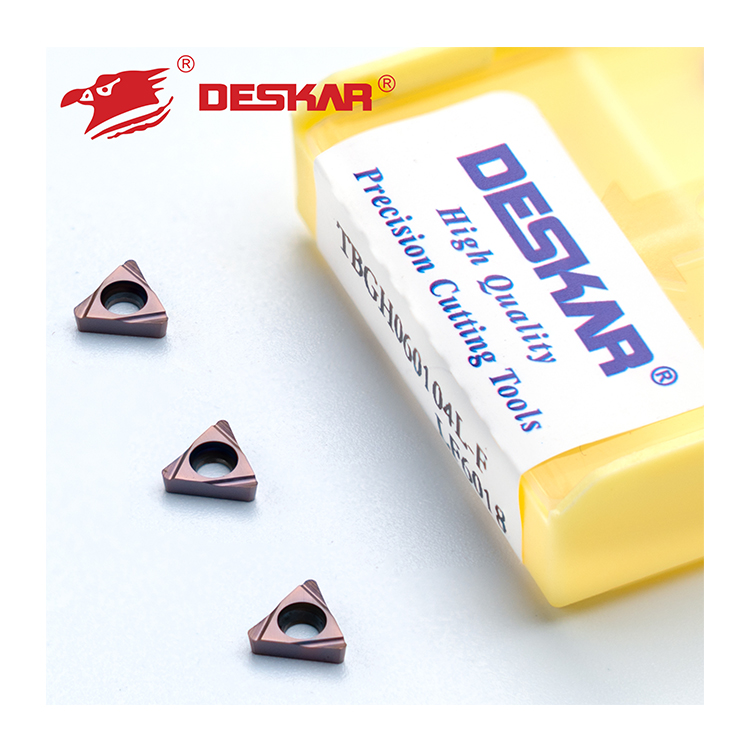 DESKAR TPGH060104L-F-LF6018 CNC Lathe Turning Tool Cermet Insert for Turning Tool Holder