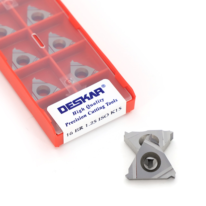 DESKAR 16 ER 1.25 ISO K15 Threaded Inserts Carbide Insert Threading Inserts