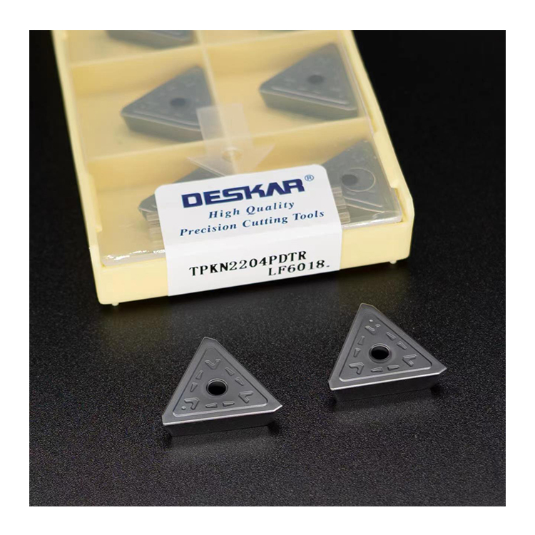 DESKAR TPKN2204PDTR LF6018 Milling Turning Tools Carbide Inserts CNC Lathe Mill Cutter Blades For Stainless Steel